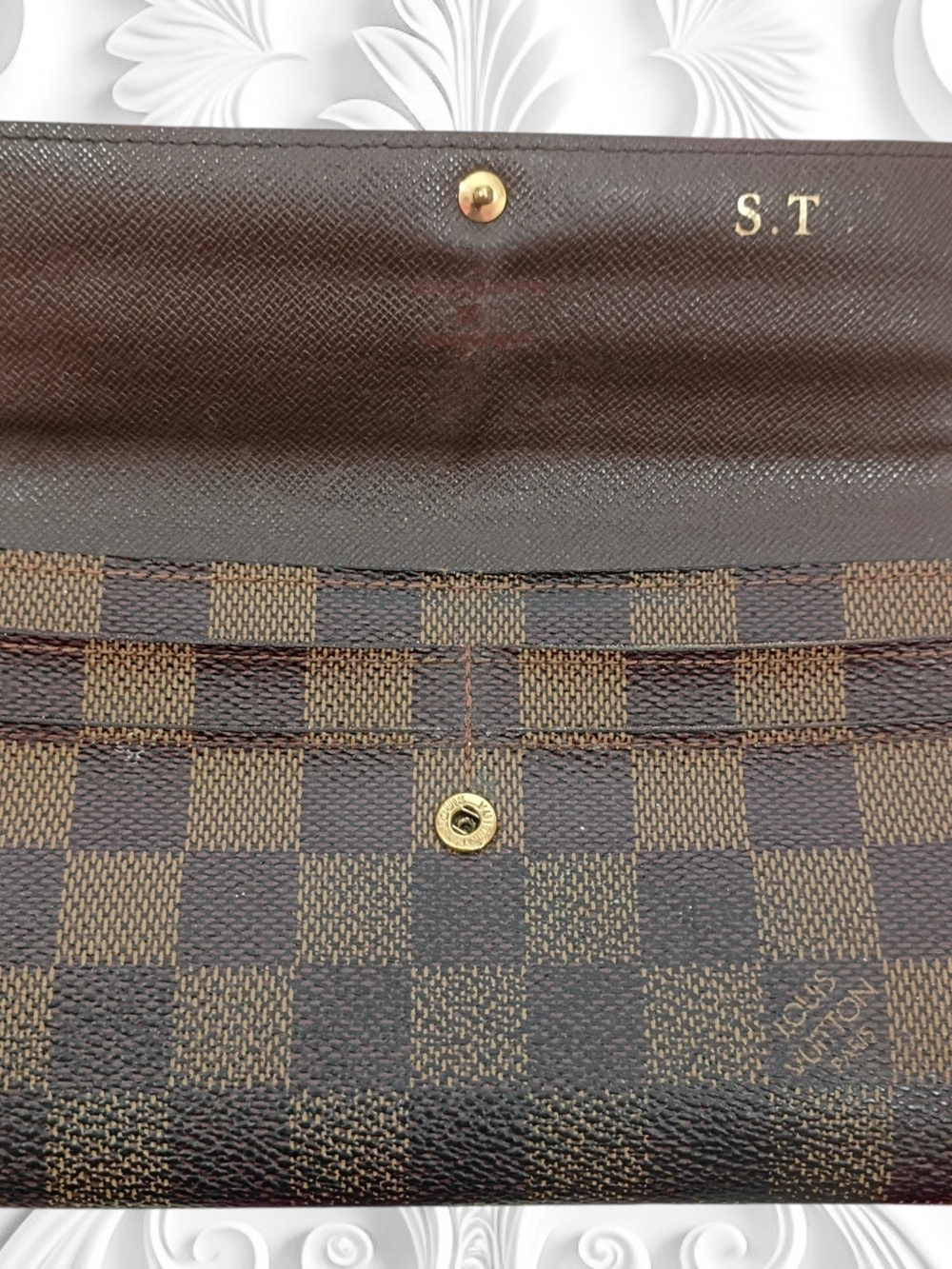 Louis Vuitton Brown Damier Continental Wallet - Picture 3 of 7
